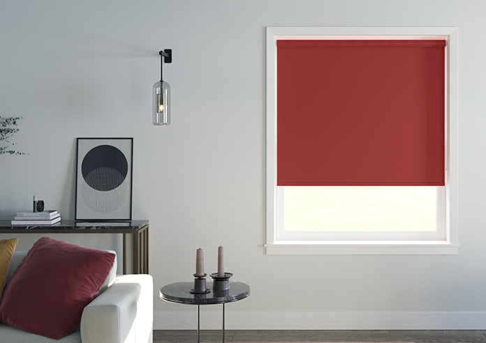 Trinity (Blackout), Garnet - Twist&Fit Roller Blind - Image 3